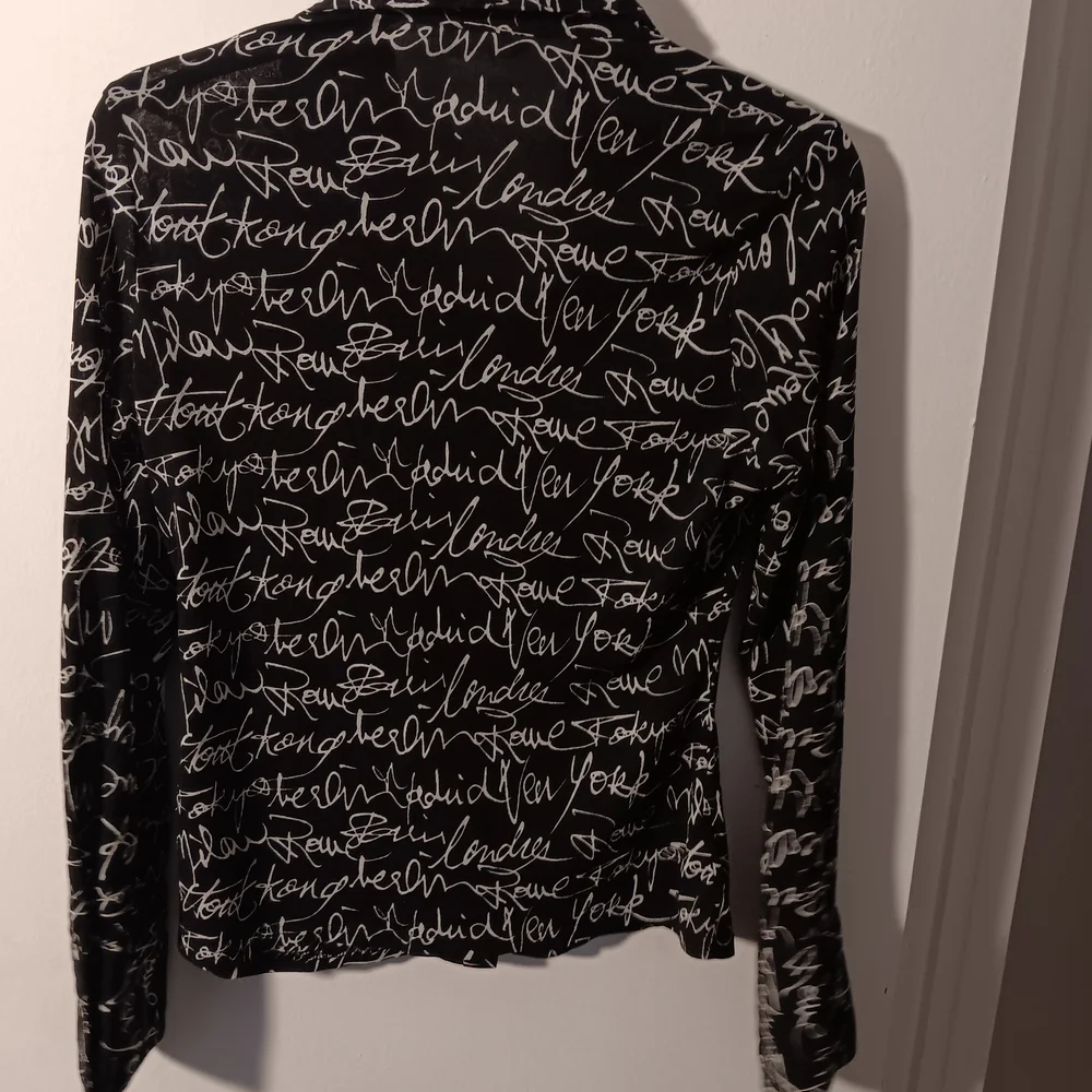 Promod Monochrome Script Pattern acket - Picture 3 of 3